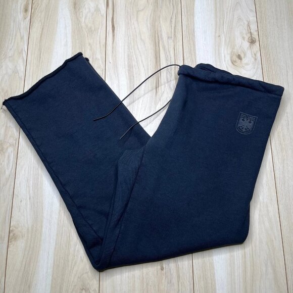 Yeezy Yzy Kanye West Vultures Men’s Black Drawcord Heavyweight Sweatpants Size 7 - Picture 1 of 11